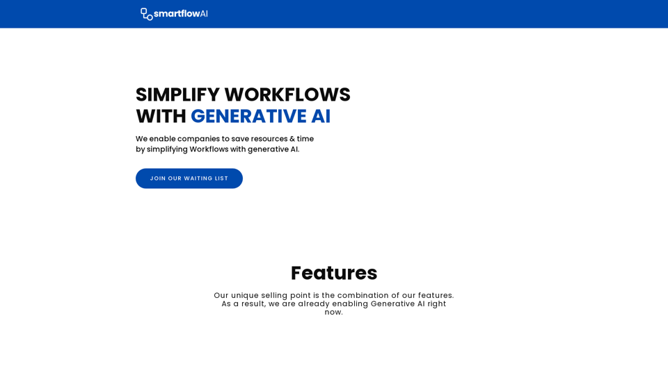 SmartflowAI - Simplify Workflows with generative AI