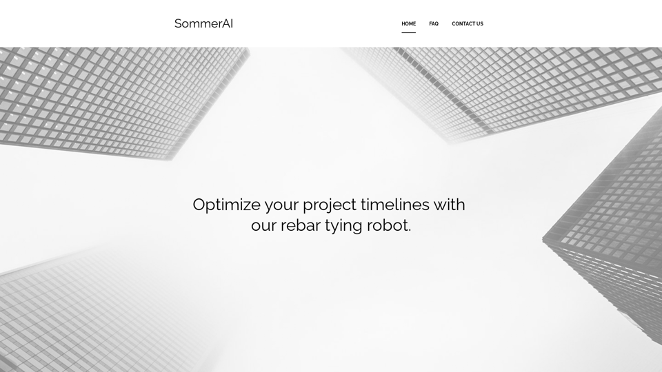 Fully autonomous rebar tying robotics | SommerAI