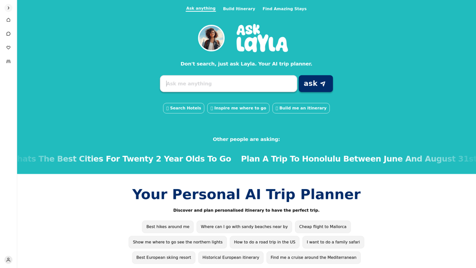 Trip Planner Layla: Free AI Agent 2024 | 60% Off Hotels