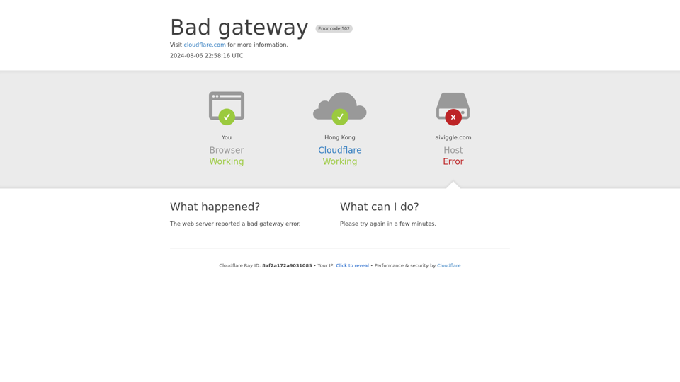 aiviggle.com | 502: Bad gateway