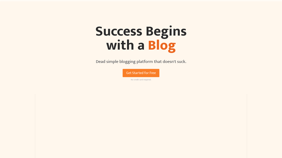 EsyBlog - Simple blogging platform