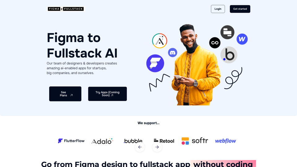 Figma to Fullstack AI