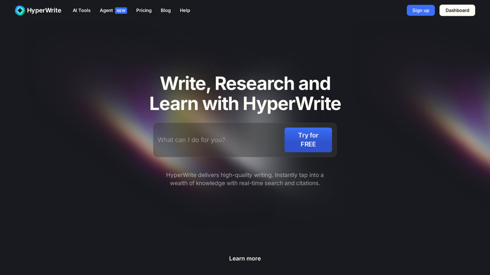 HyperWrite | AI Writing Assistant