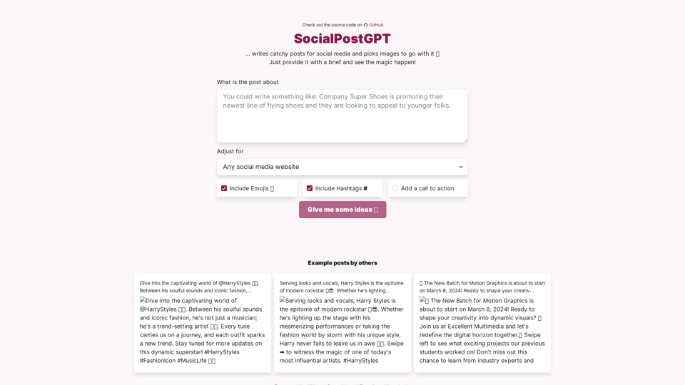 SocialPostGPT