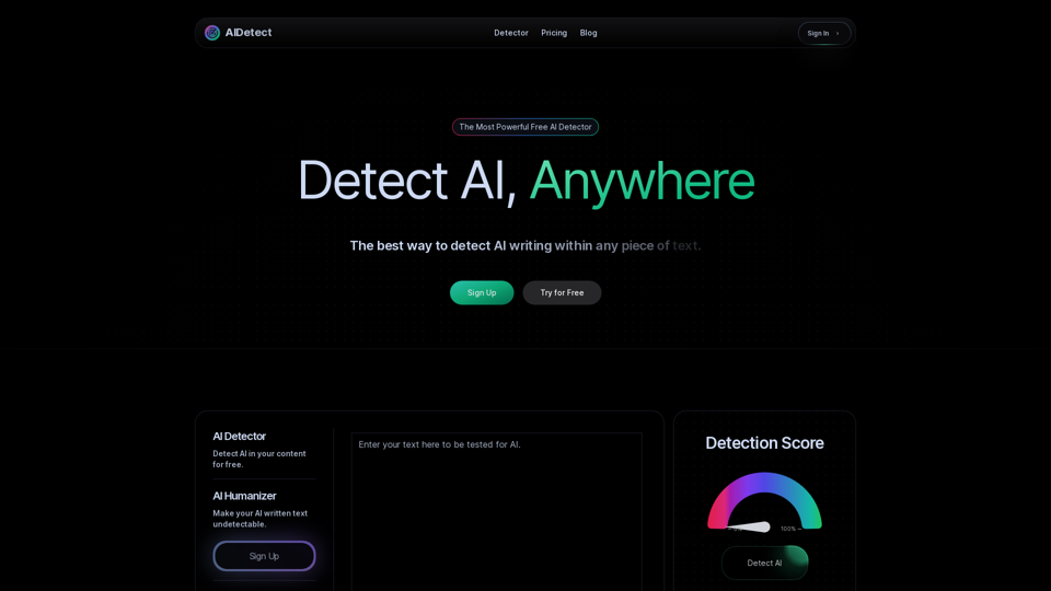 AI Content Detector | AI Detector | ChatGPT Detector - AI Detect