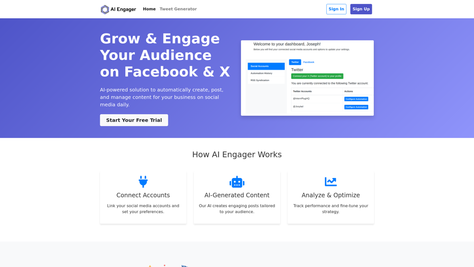 AI Engager - Boost Your Social Media Engagement