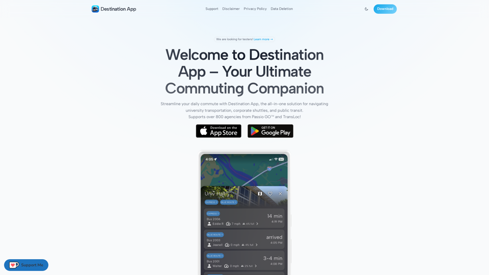 Destination App