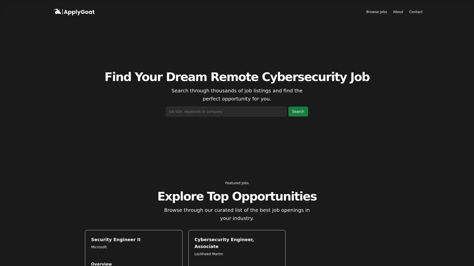 Remote Cyber Security Jobs