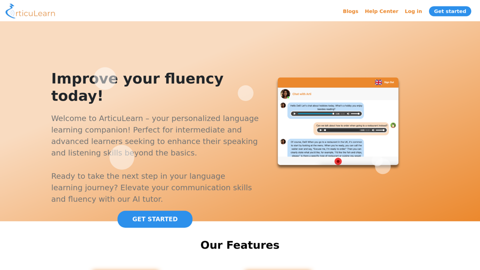 ArticuLearn - Improve Your Fluency Today