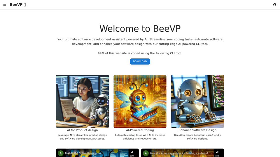 BeeVP - Your AI Software Development Assistant