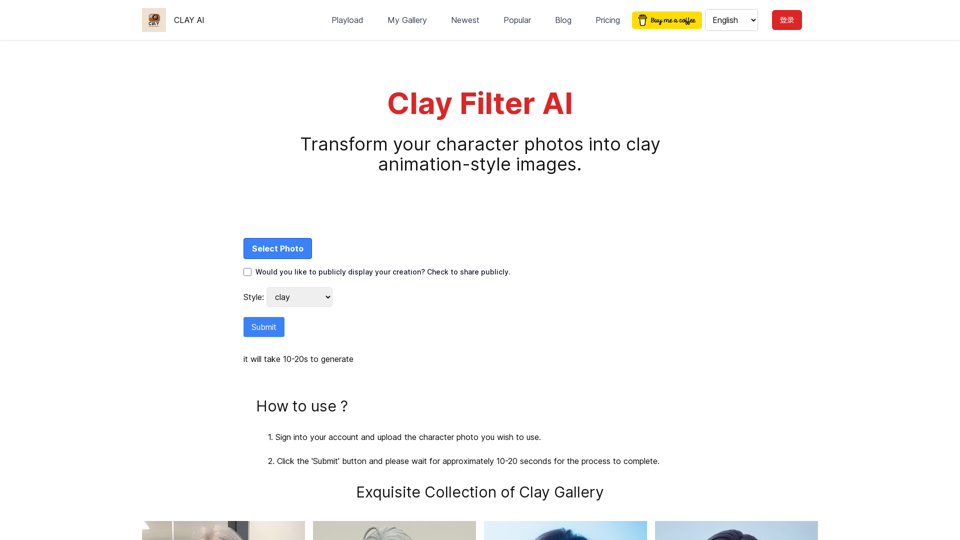 clay filter ai| clayai.show