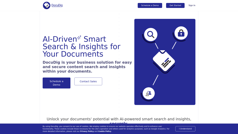 DocuDig - AI Smart Search & Insights for Your Documents