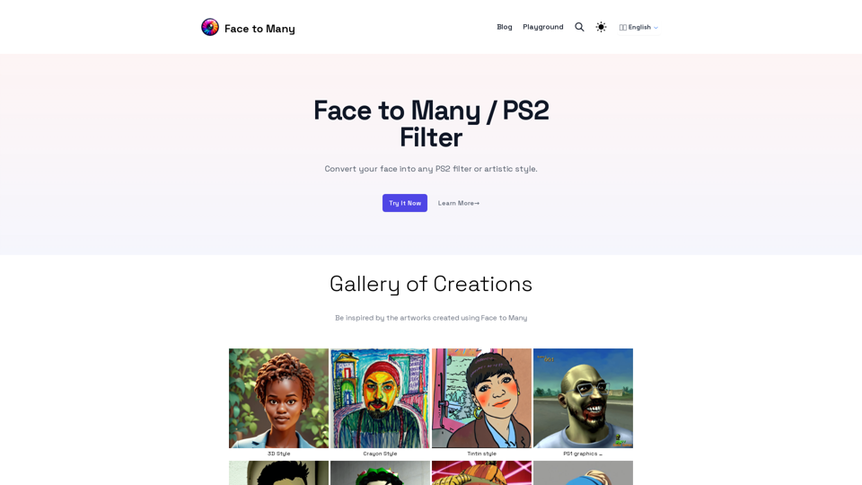 Face to Many, PS2 Filter, Face to All, Free to use