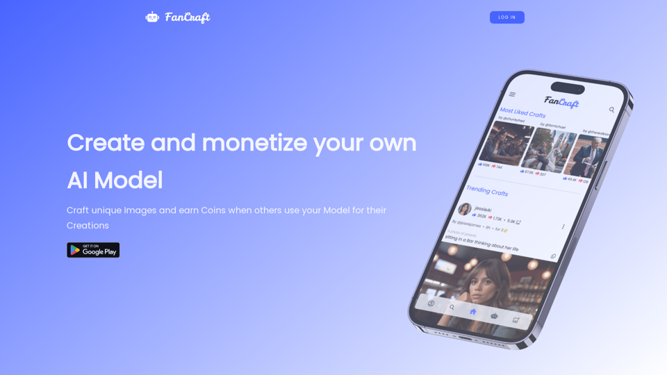 Create and Monetize your own AI | FanCraft