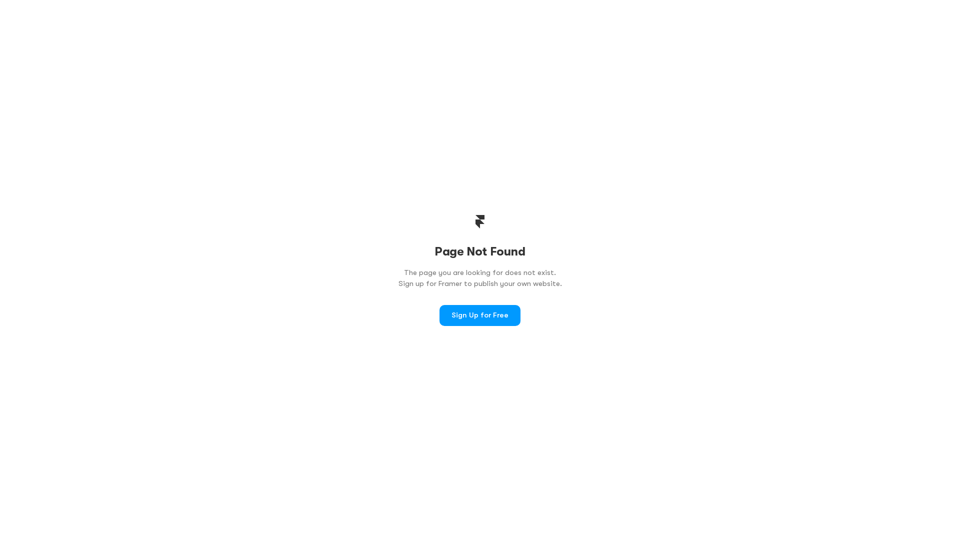 Page Not Found | Framer