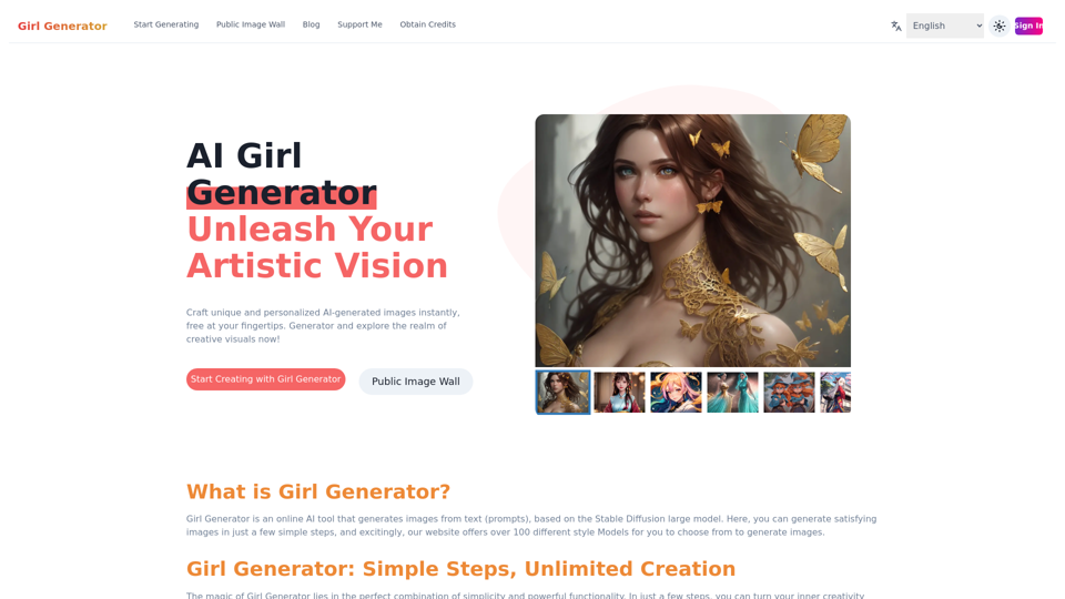 AI Girl Generator: Unleash Your Artistic Vision (Free, Unlimited)