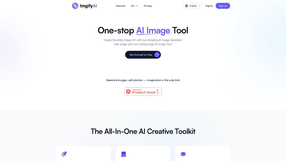 Free One-stop AI Image Tool | imgifyai.com