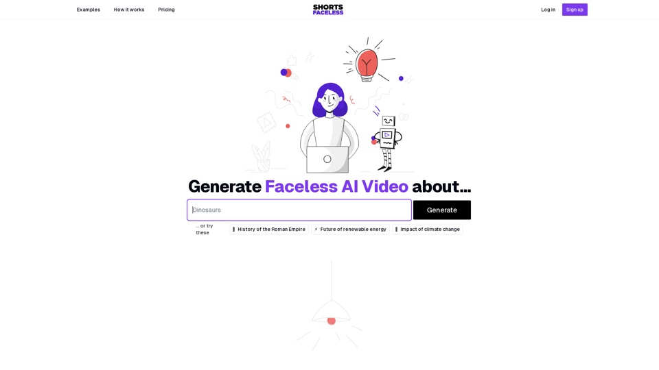 Generate Faceless Video Shorts [FOR FREE]