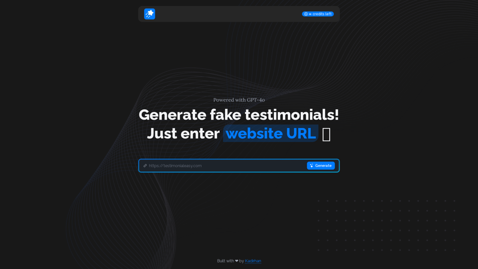 Generate Testimonials Easily – TestimonialEasy