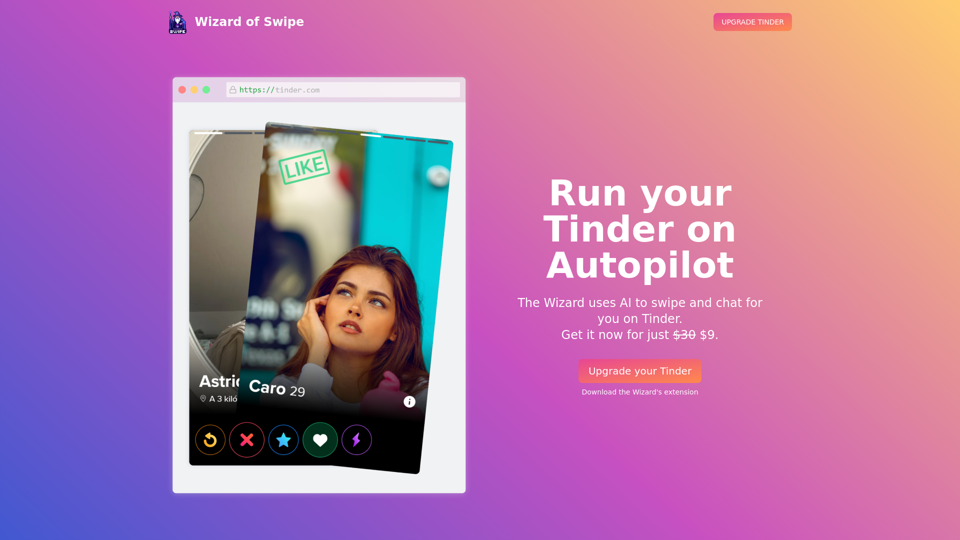 Autopilot for Tinder