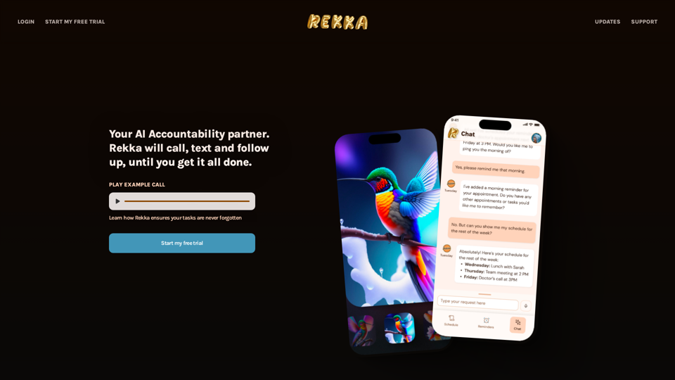 Rekka: AI-Powered Productivity & Reminder App for Neurodivergent Minds