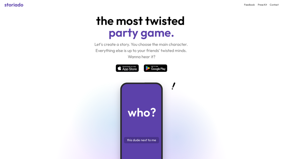 Storiado - the most twisted party game